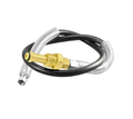 3' High Pressure Hose Assembly with CGA580 CO2 Female x 1/4" FFL with 1/4" MPT, Set up for Right Hand Threaded Regulators,