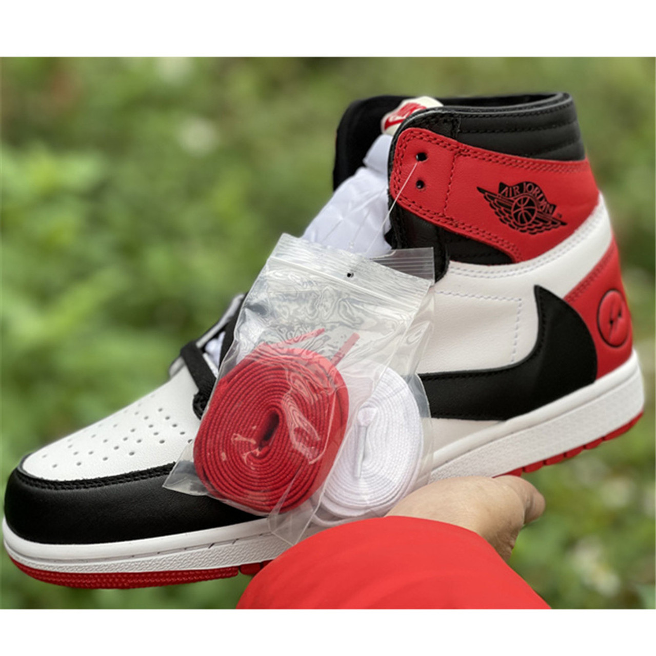 where to buy the best stockX UA High quality replica nike Air Jordan Retro 1  high top OG 1 White/Black-Red Sneakers Hypedripz is the best high quality  trusted clone replica fake designer