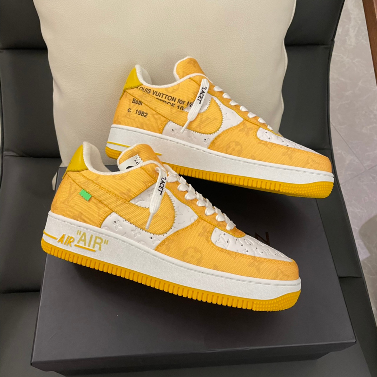 where to buy the best stockX High quality replica UA Supreme X nike Air  force 1 AF1 X LV jean collab sneaker Hypedripz
