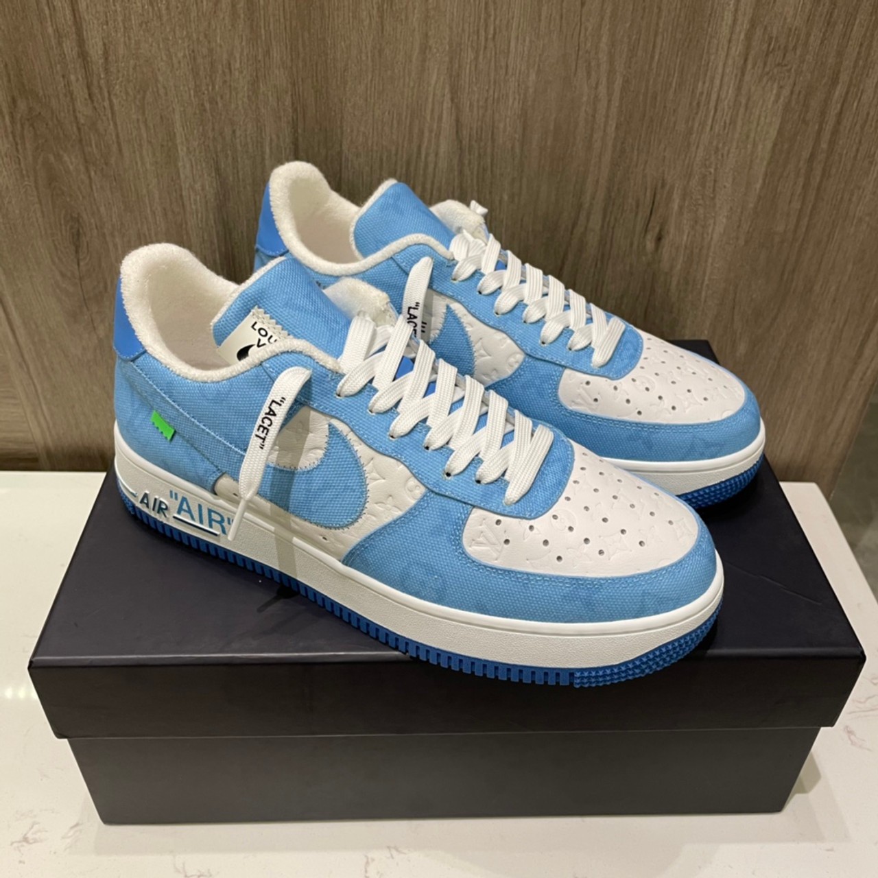 where to buy the best stockX High quality replica UA Supreme X nike Air  force 1 AF1 X LV jean collab sneaker Hypedripz