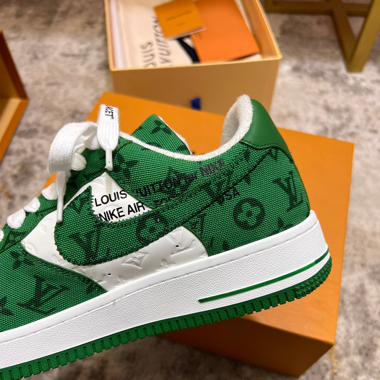 where to buy the best stockX High quality replica UA Supreme X nike Air  force 1 AF1 X LV jean collab sneaker Hypedripz