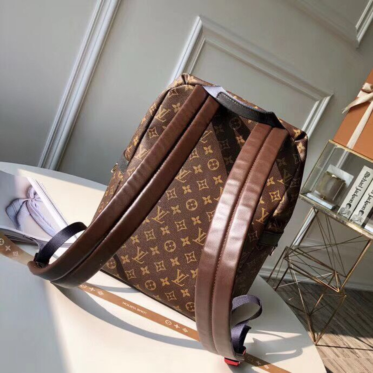 where to buy the best stockX High quality replica UA Louis Vuitton  Christopher Backpack Monogram GM Prism Hypedripz is the best high quality  trusted clone replica fake designer hypebeast seller website 2021