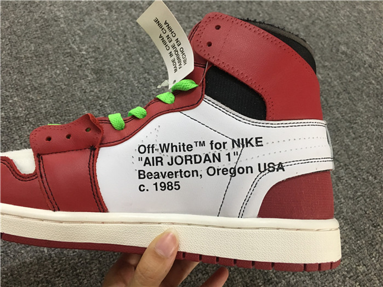 👁️ Sneaker Visionz 👁️ on X: Off-White x Air Jordan 1 Retro