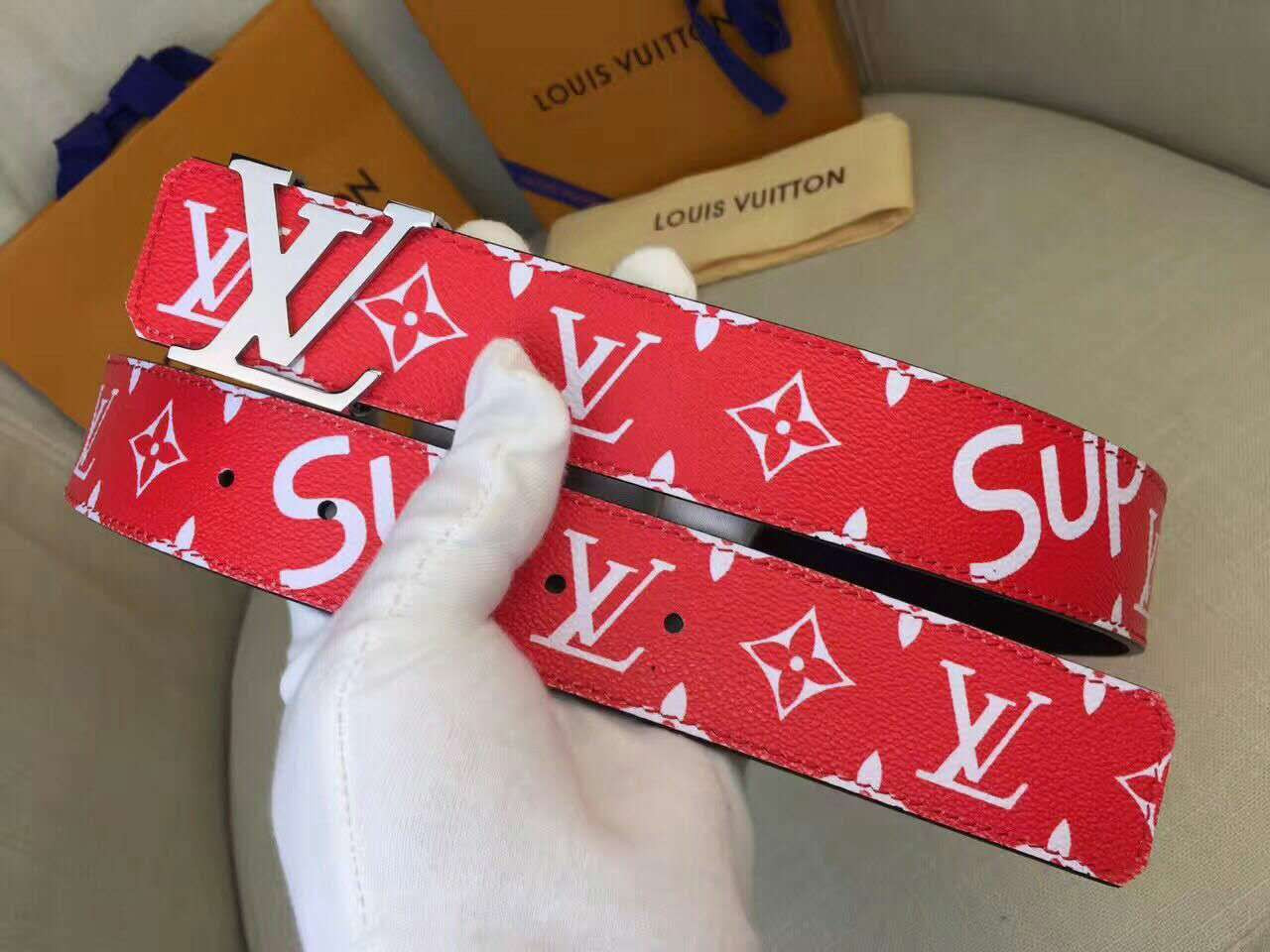 Supreme X Louis Vuitton Belt Replica