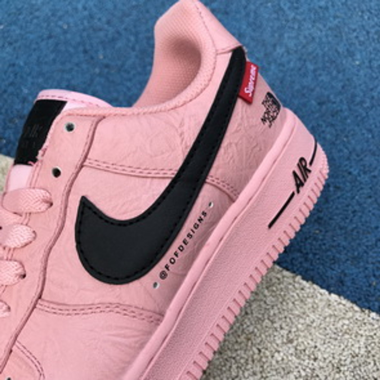 where to buy the best stockX High quality replica UA Supreme X nike Air  force 1 AF1 X LV jean collab sneaker Hypedripz