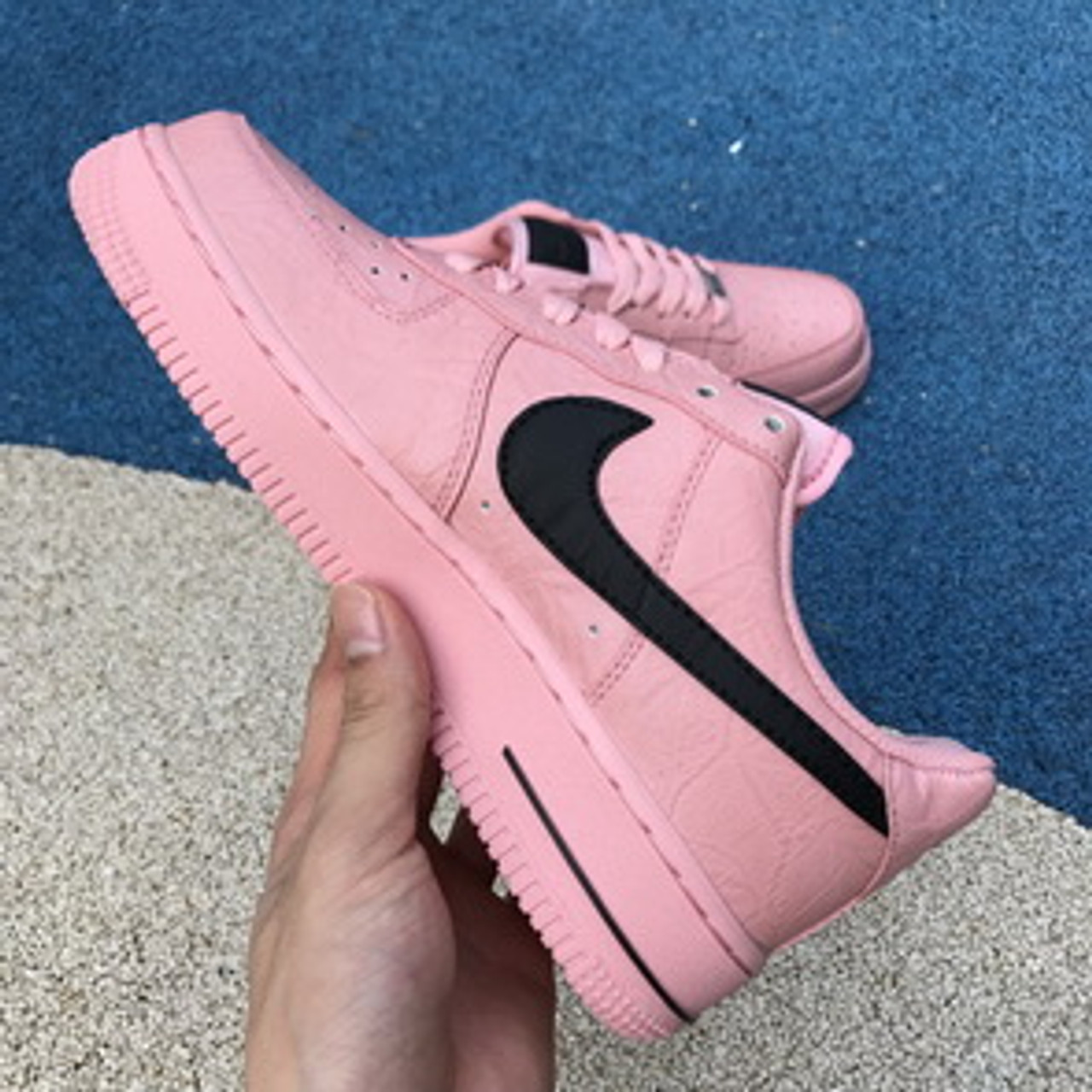 Nike Air Force 1 - Pink LV X Supreme - Sneakers Custom Opplain