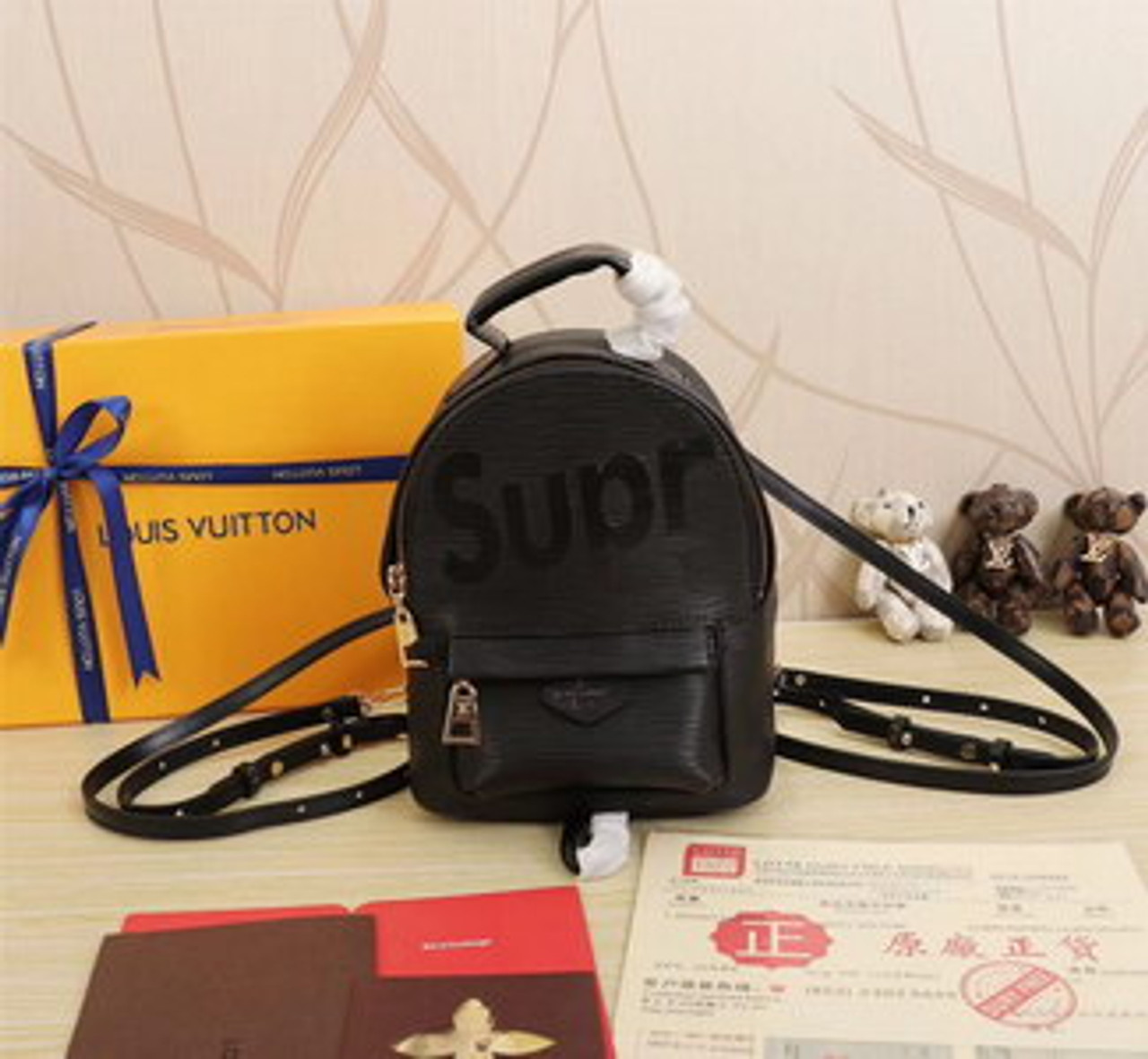 Christopher Louis Vuitton X Supreme Backpack Original & Fake 