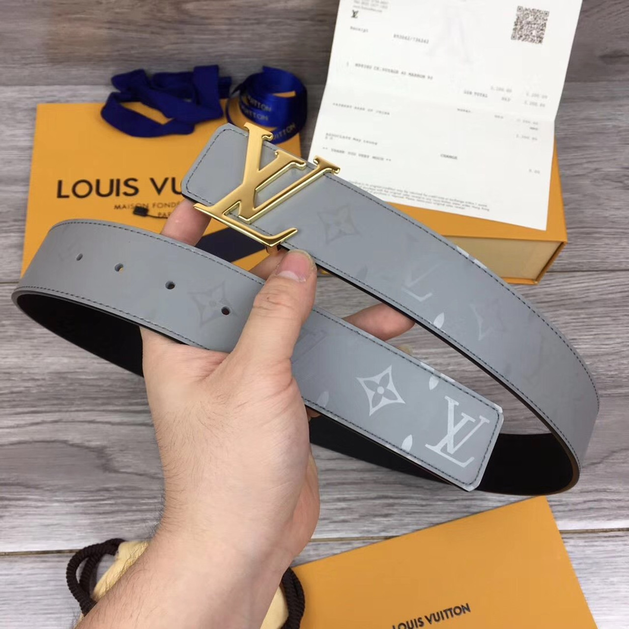 where to buy the best stockX High quality replica UA Vuitton Monogram belt 2019 virgil abloh (pick color) Hypedripz is the high quality trusted clone replica fake designer hypebeast seller