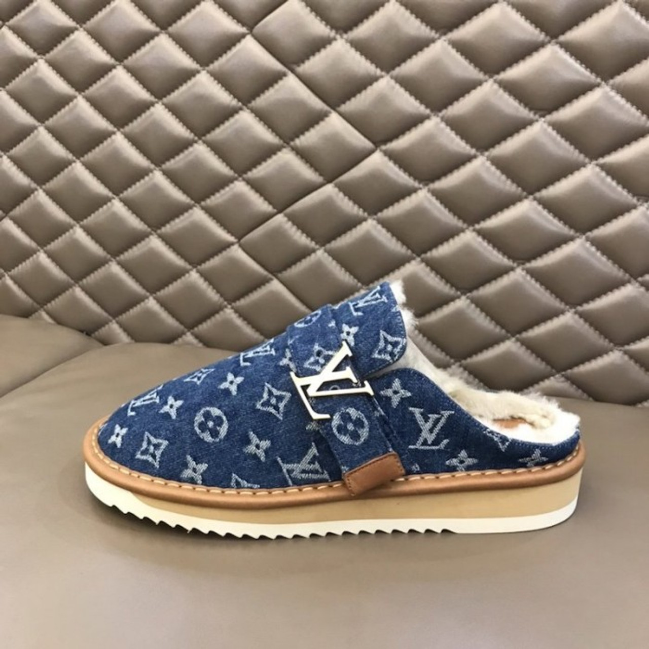 where to buy the best stockX High quality replica UA LV Monogram Denim Cosy  Boot 1A81FG Sneaker Hypedripz is the best high quality trusted clone replica  fake designer hypebeast seller website 2021