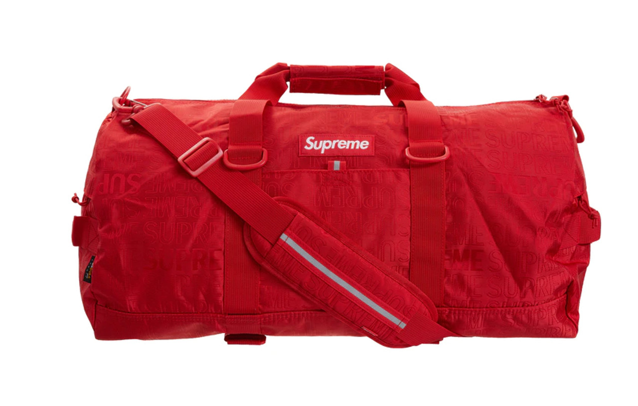 ASMR SUPREME Red Camo Duffle Bag + How To Legit Check! 