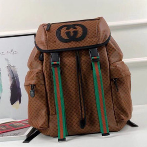 High quality replica UA Gucci GG Brown Backpack High quality replica UA Gucci GG Brown Backpack