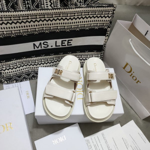 High quality replica UA Dior DiorAct White Lambskin, Slide High quality replica UA Dior DiorAct White Lambskin, Slide