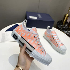 High Quality Replica UA B23 Low-Top White and Orange Dior Oblique Canvas, Sneakers High Quality Replica UA B23 Low-Top White and Orange Dior Oblique Canvas, Sneakers