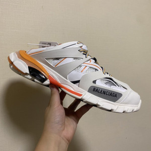 High Quality Replica UA Balenciaga Track Mule White Orange, Sneaker Sandals High Quality Replica UA Balenciaga Track Mule White Orange, Sneaker Sandals
