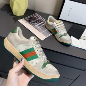 High Quality Replica UA Gucci Screener leather Green, Sneakers High Quality Replica UA Gucci Screener leather Green, Sneakers