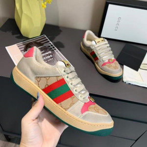 High Quality Replica UA Gucci Screener leather Rose, Sneakers High Quality Replica UA Gucci Screener leather Rose, Sneakers