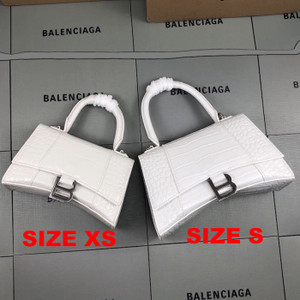 High Quality Replica UA Balenciaga Women's Hourglass Xs Handbag in White, Bag High Quality Replica UA Balenciaga Women's Hourglass Xs Handbag in White, Bag