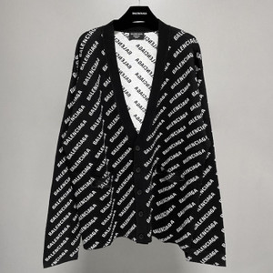 High Quality Replica UA Balenciaga Mini Allover Logo Black, Cardigan High Quality Replica UA Balenciaga Mini Allover Logo Black, Cardigan