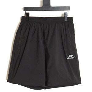 High quality replica UA Balenciaga 24SS 3B embroidered woven sports shorts High quality replica UA Balenciaga 24SS 3B embroidered woven sports shorts