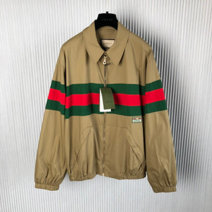 High quality replica UA Gucci web stripe cotton mens Jacket High quality replica UA Gucci web stripe cotton mens Jacket