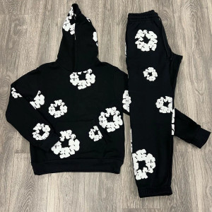 High quality replica UA Denim Tears-Wreath Graphic Black Pullover Hoodie Tracksuit & Sweatpants High quality replica UA Denim Tears-Wreath Graphic Black Pullover Hoodie Tracksuit & Sweatpants