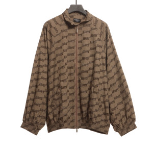 High quality replica UA Balenciaga Monogram Print Jacket High quality replica UA Balenciaga Monogram Print Jacket