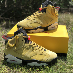 High quality replica UA Travis Scott Air 6 Yellow, Sneaker High quality replica UA Travis Scott Air 6 Yellow, Sneaker