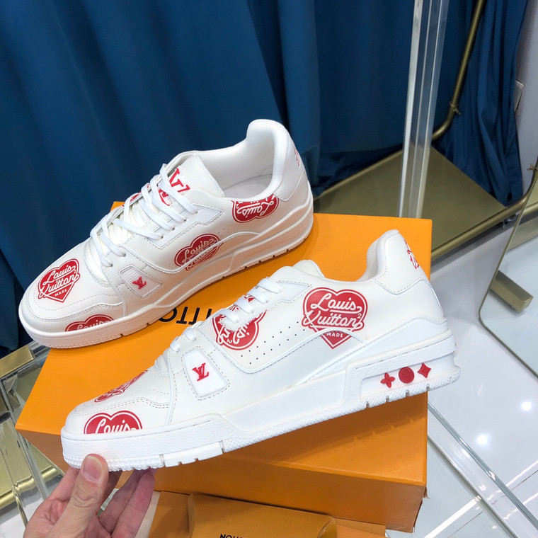 High quality replica UA Louis Vuitton Trainer xNigo Lv Made White, Sneaker