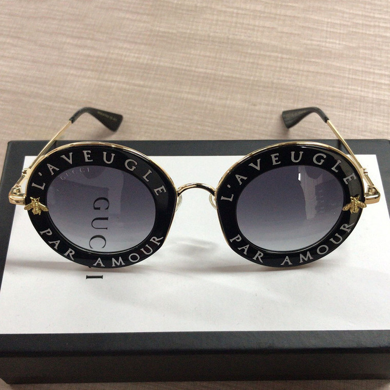 High quality replica UA Gucci L' Aveugle Par Amour Sunglasses