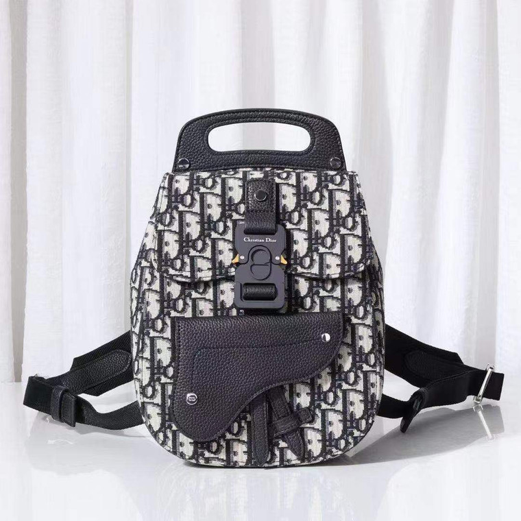 High quality replica UA Dior Mini Saddle Backpack