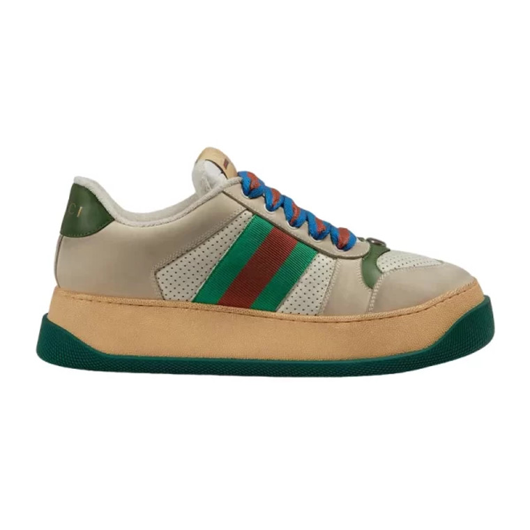 High quality replica UA Gucci Men’s Screener Trainers With Web Sneakers
