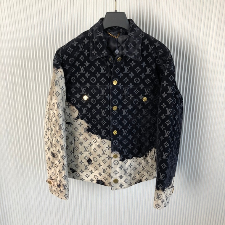 High quality replica UA LV Louis Vuitton Monogram Denim Jacket