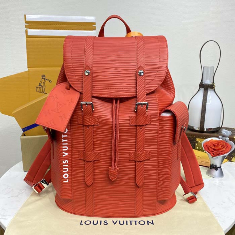 High quality replica UA Louis Vuitton Epi XL grained leather Christopher Backpack Sneaker