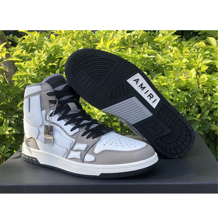 High quality replica UA Jordan 1 x amiri Skeleton Gray High Top Sneaker