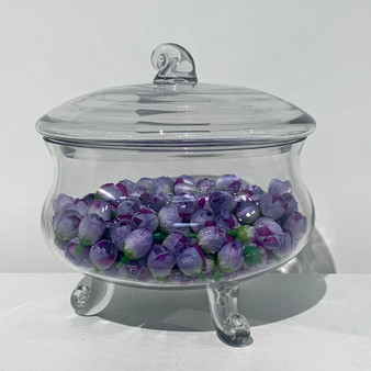 VAP0708 - Witches Cauldron Apothecary / Candy Buffet Jar with Lid - 8.5"