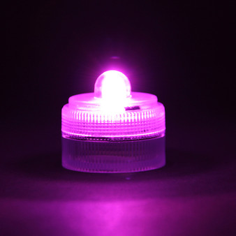 LED03PR RC Submersible LED Decor Light - Purple (10 pcs) - Optional Remote Control Available
