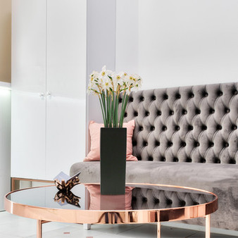 CSB0514BK - Black Tall Square Block - 5"x14"