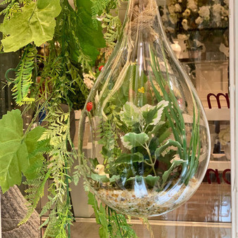HCH0916 - Clear Rope Glass Terrarium - 7.5" x 15"H (6 pcs/case)