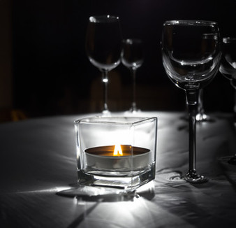 VMC0020 - Small Cube Glass Votive Candle Holder [Machined] - 2"