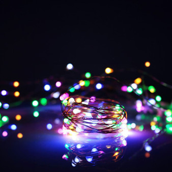 LED6088 - 7ft LED 20 Rice Light Strand - Multi Color (1 pc)