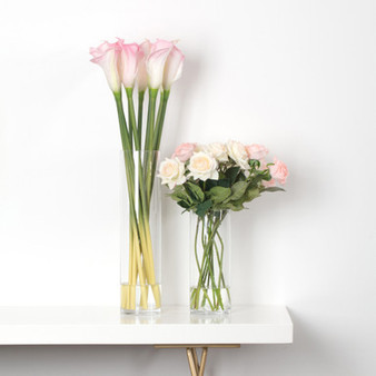 VCY0612 - Clear Cylinder Glass Vase - 6" x 12"