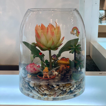 VBC1012 - Tall Terrarium Dome Bowl Vase - 11.5"