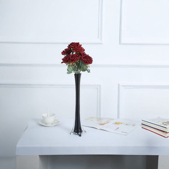 VTW0112BK - Black Eiffel Tower Vase - 12"