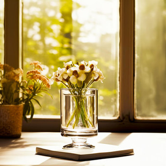 VHV5706 - Short Stem Hurricane Pillar Candle Holder - 5.9"