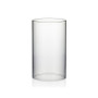HST3506 - Clear Hurricane Candle Shade Chimney Tube (NO Bottom) -  3.5" x 6" (24 pcs/case)