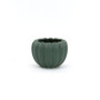 CPB2907PB - Medium Weathered Hunter Green Pumpkin Pot - 6.4" W x 4.5" H CPB2907PB - Medium Weathered Hunter Green Pumpkin Pot - 6.4" W x 4.5" H