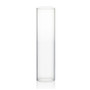 HST2510 - Clear Hurricane Candle Shade Chimney Tube  [No Bottom] - 2.5" x 10"