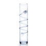 VCX0420 - Clear Cylinder Vase with Swirl Design - H:20" (9 pcs) VCX0420 - Clear Cylinder Vase with Swirl Design - H:20" (9 pcs)