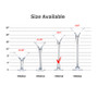 VMG0720 - Martini Glass Vase- 7"x 20"