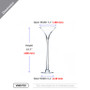 VMG0720 - Martini Glass Vase- 7"x 20"
